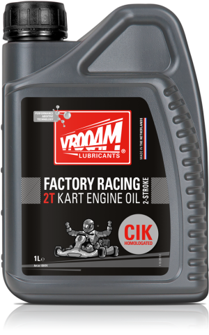 VROOAM FACTORY RACING 2T KART ENGINE OIL CIK FIA – 1L